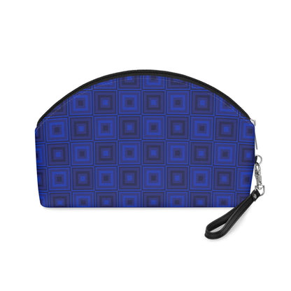 Blue Squares - Sunrise - Makeup Bag