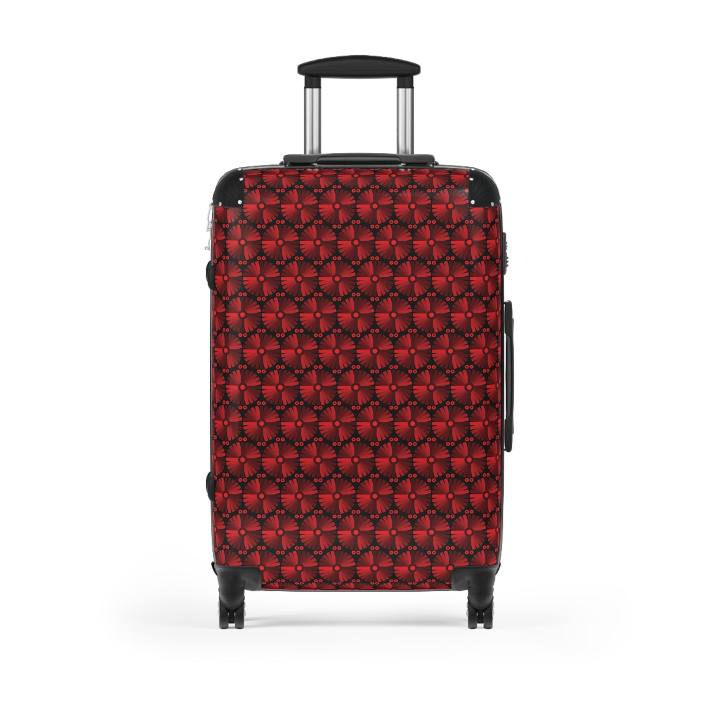 Letter Art - I - Red - Black 000000 - Suitcase