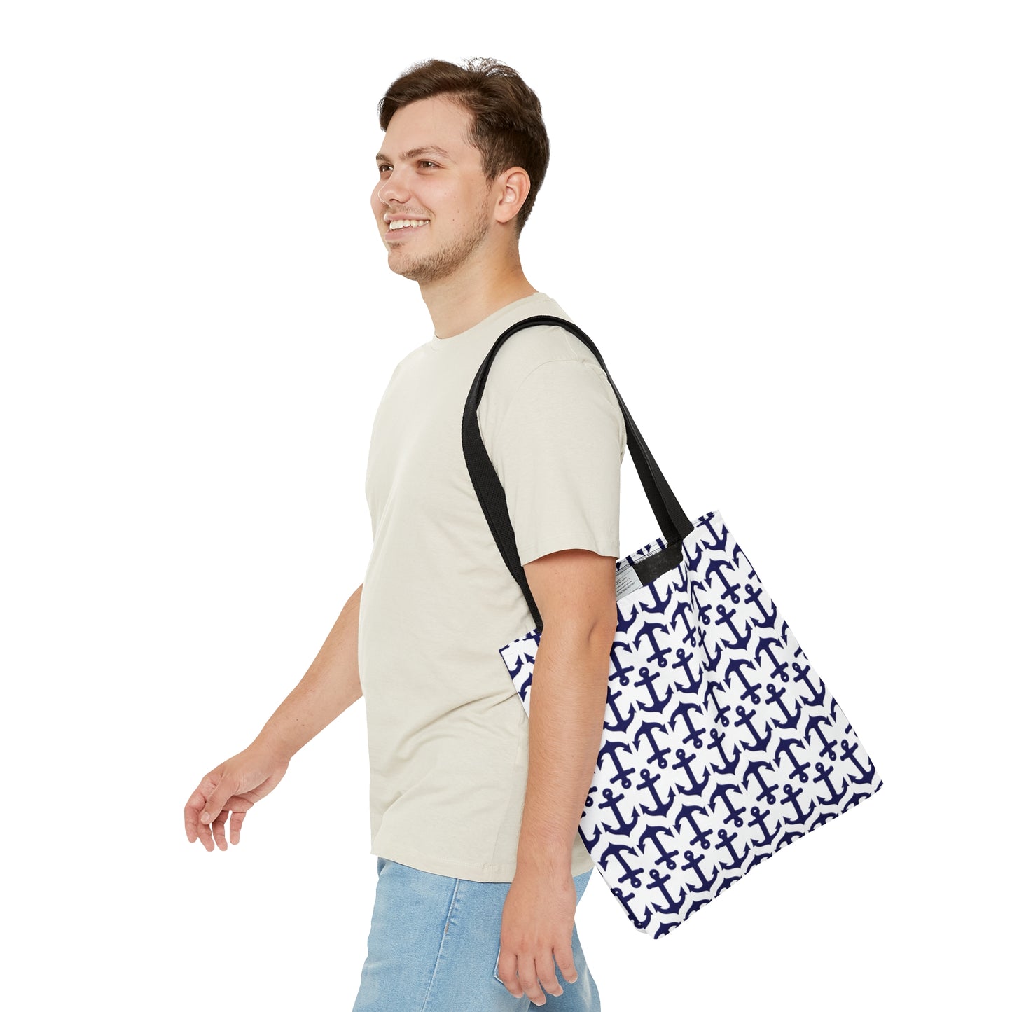 Anchors Aweigh - White ffffff - Tote Bag