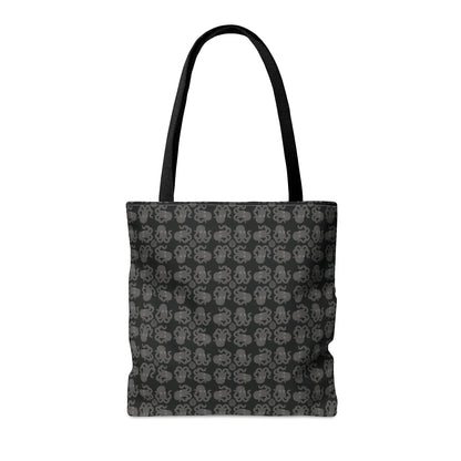 Octopie - Gray - Black 000000 - Tote Bag