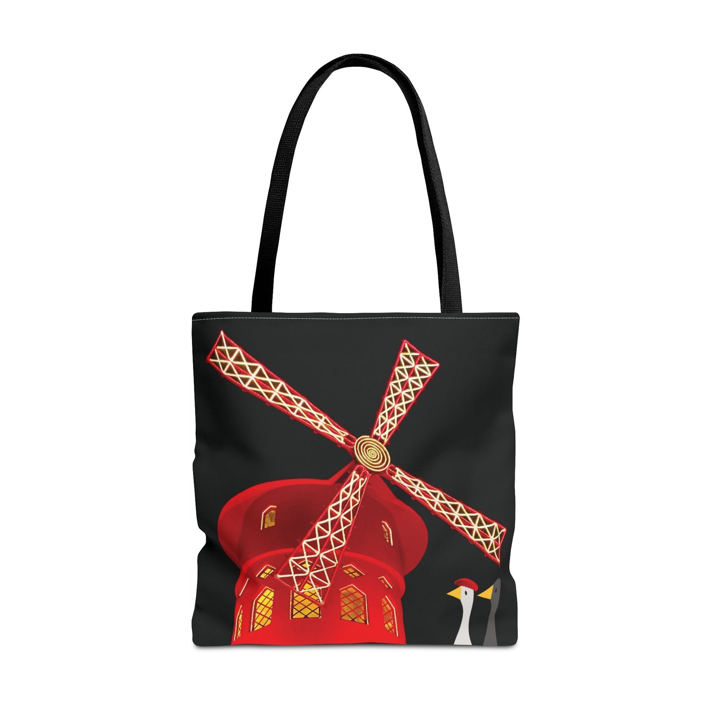 Ducks admiring Moulin Rouge - Tote Bag