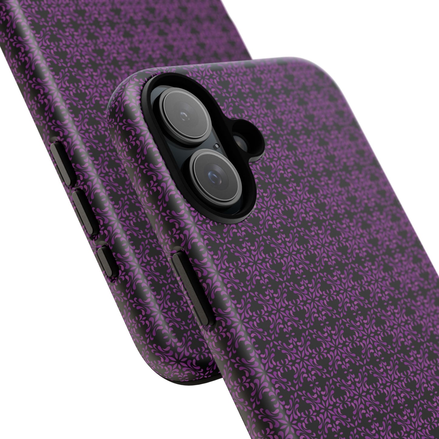 Vibrant Kaleidoscope - Purple - Black - Tough Cases