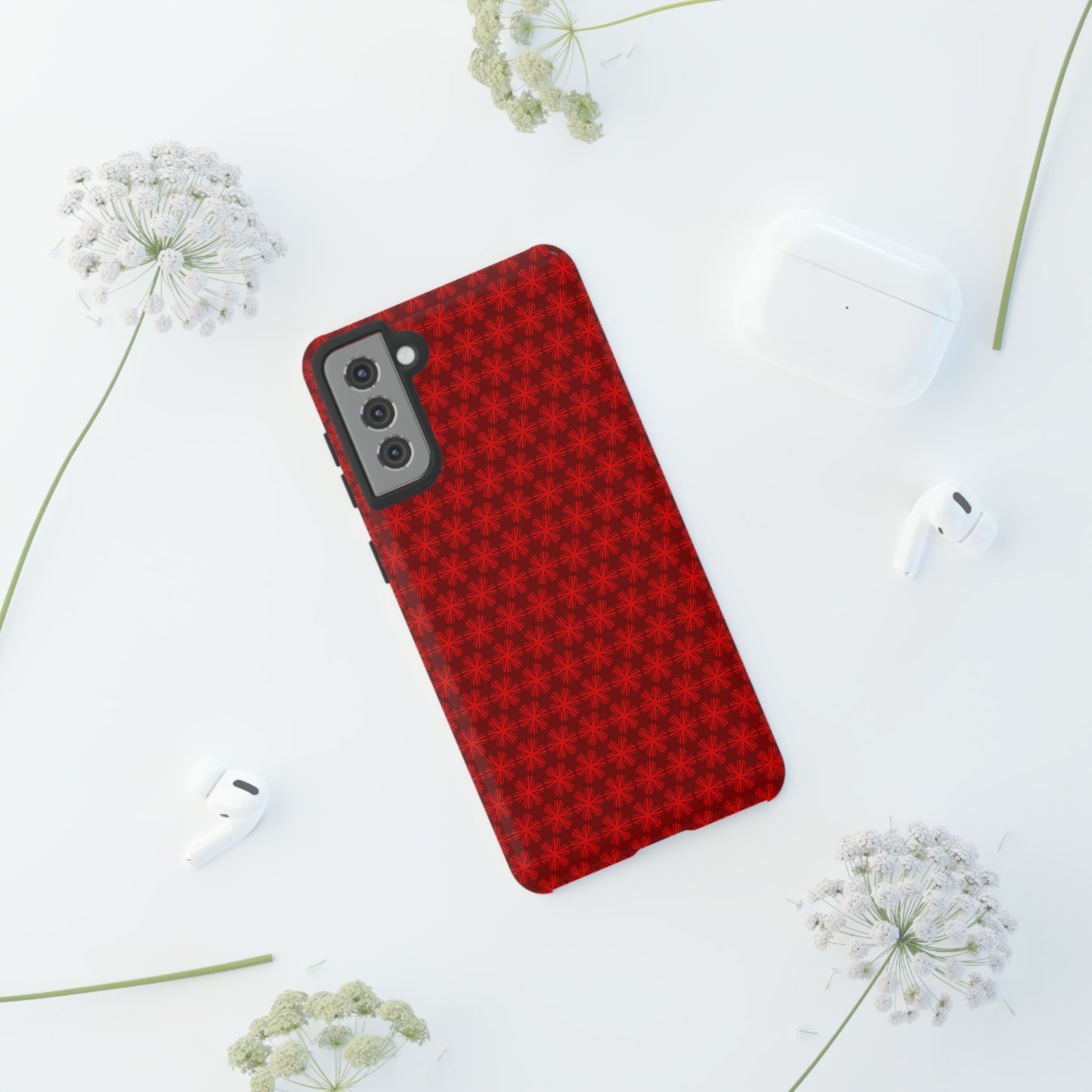 Red V Star Pattern - Tough Cases