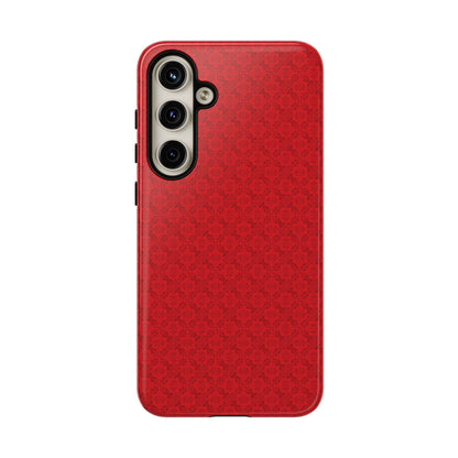 Vibrant Kaleidoscope - Red - Scarlet - Tough Cases