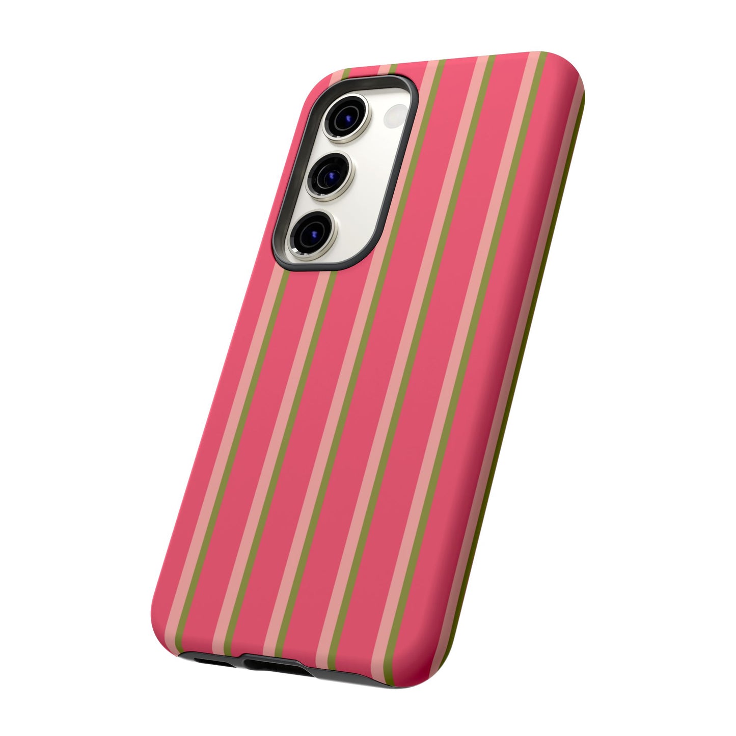 Pink and green stripes - Tough Cases