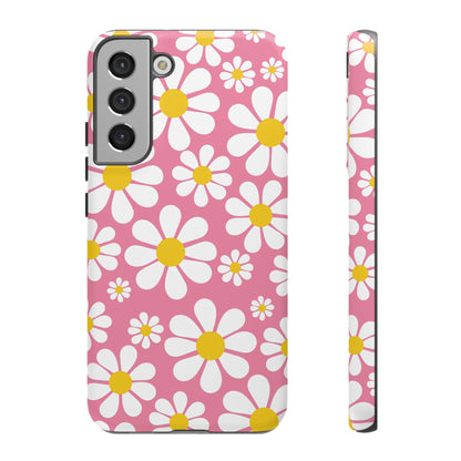 Daisies - Baby Doll Pink F88CAE- Tough Cases