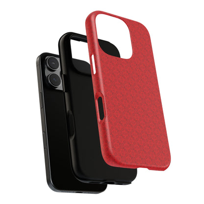 Vibrant Kaleidoscope - Red - Scarlet - Tough Cases