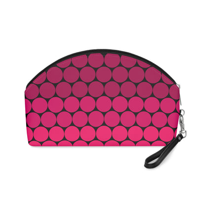 Variations on a Pink Rose - black 000000 - Makeup Bag