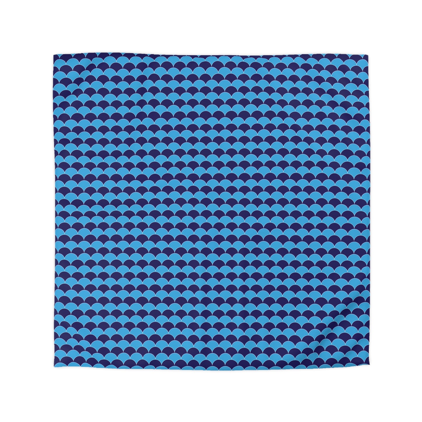 Blue Fans - Microfiber Duvet Cover