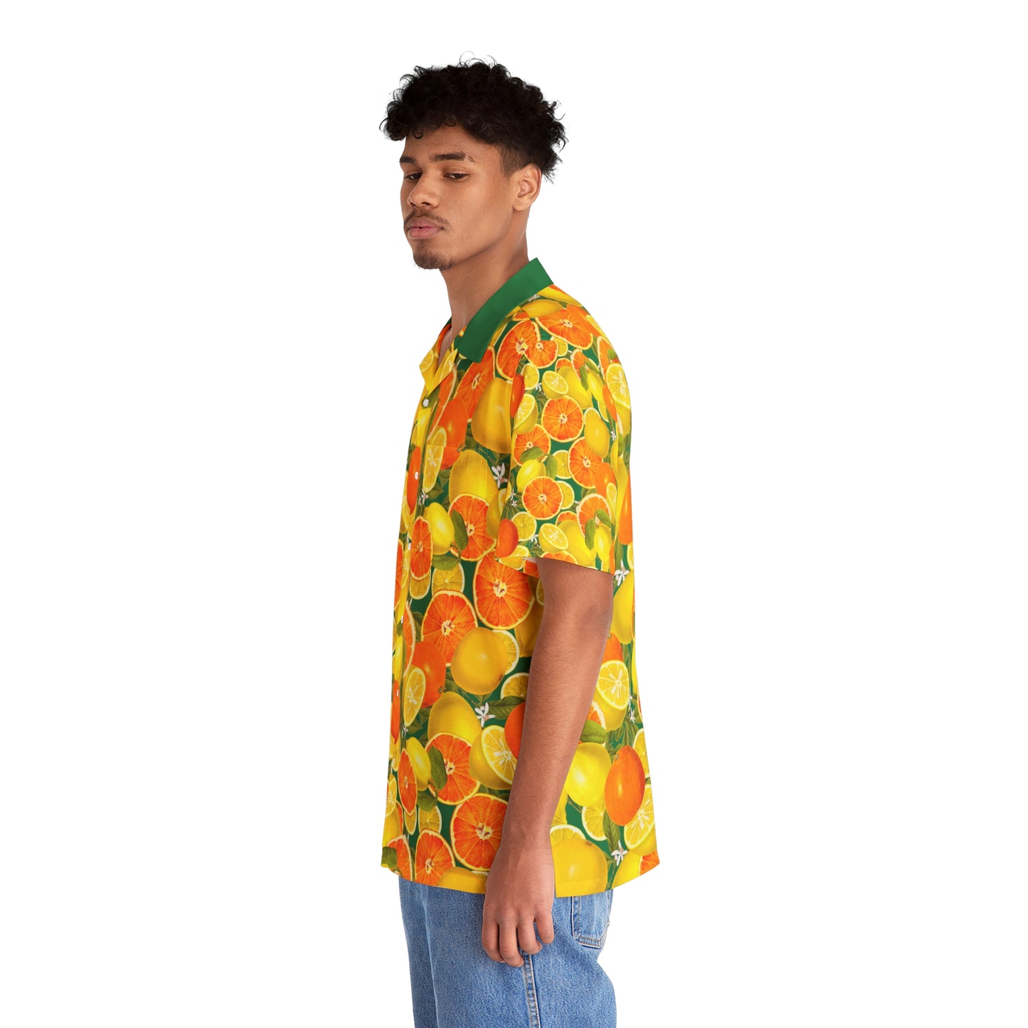 Summer Citrus - Men's Hawaiian Shirt