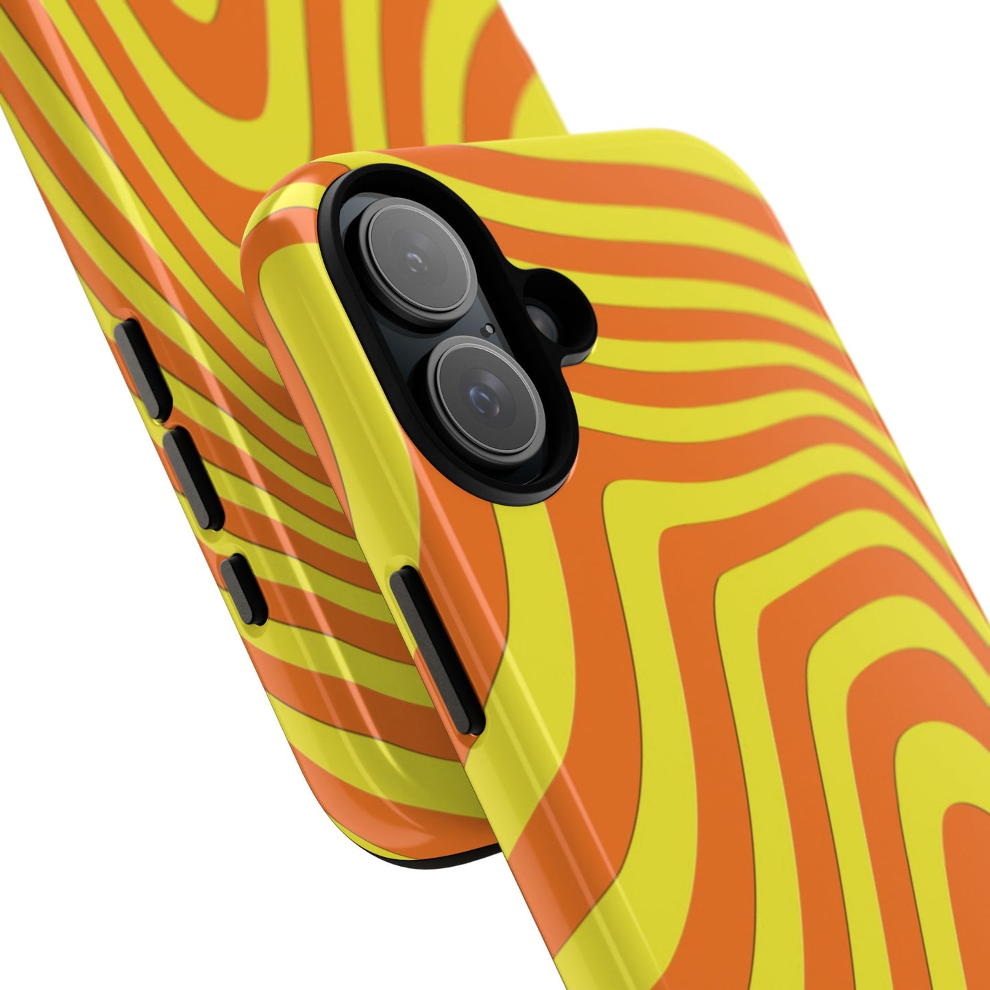 Retro wavy - Yellow and Orange - Tough Cases