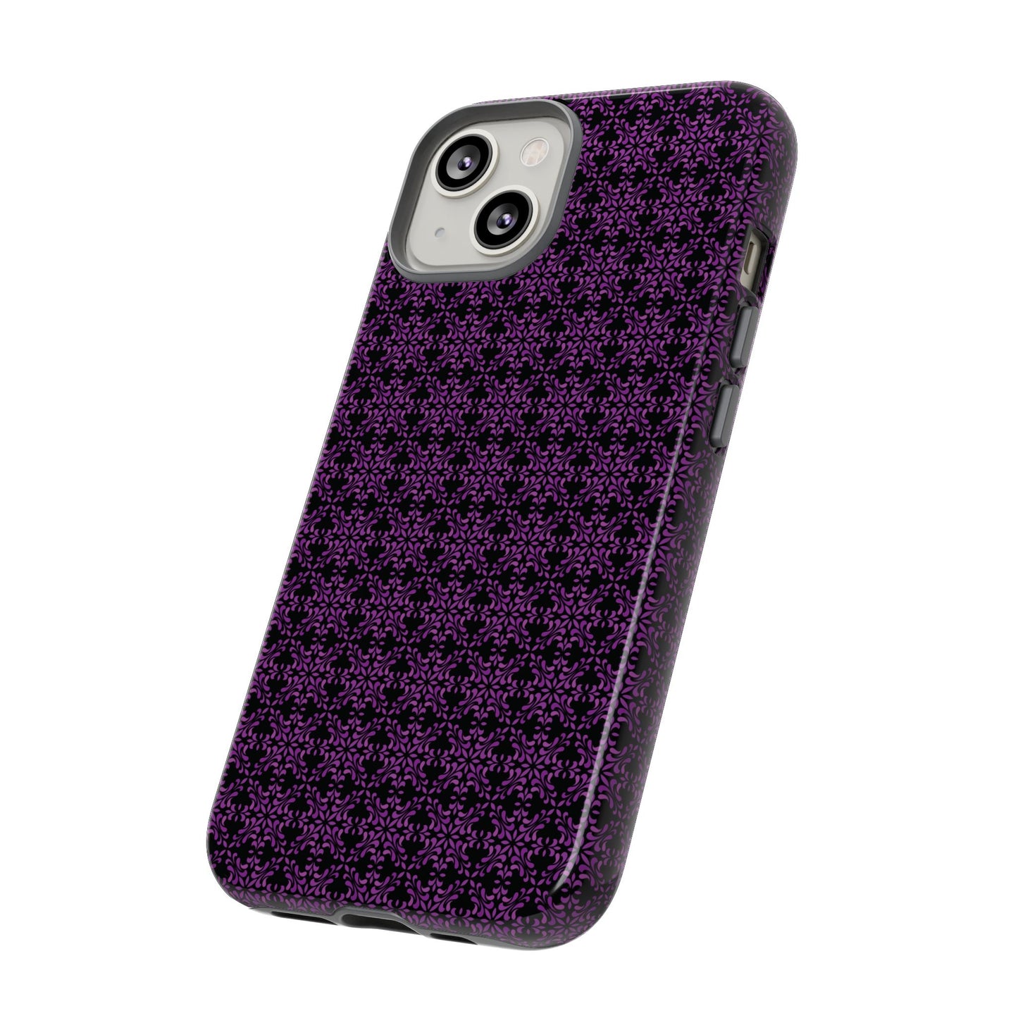 Vibrant Kaleidoscope - Purple - Black - Tough Cases