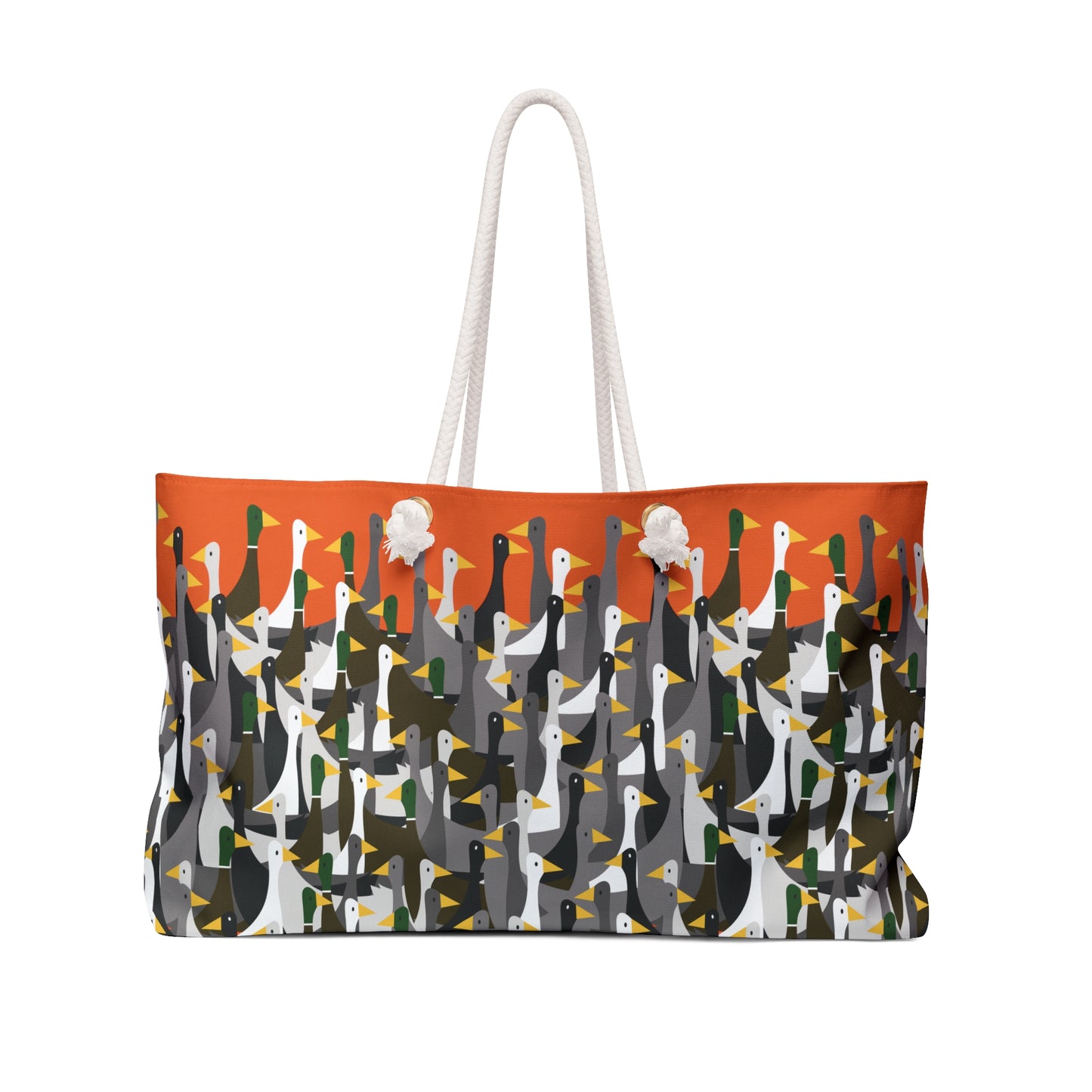 That is a LOT of Ducks - Pumpkin f16220 - Weekender Bag