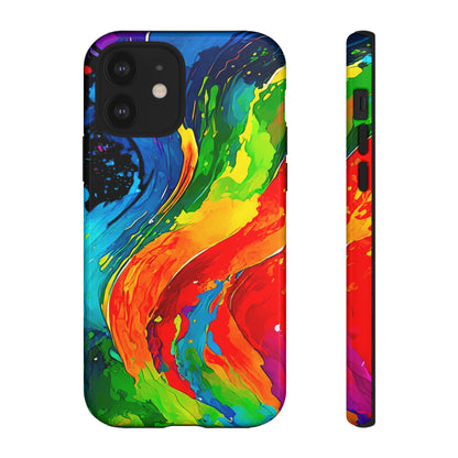 Color Splash - Black 000000 - Tough Cases