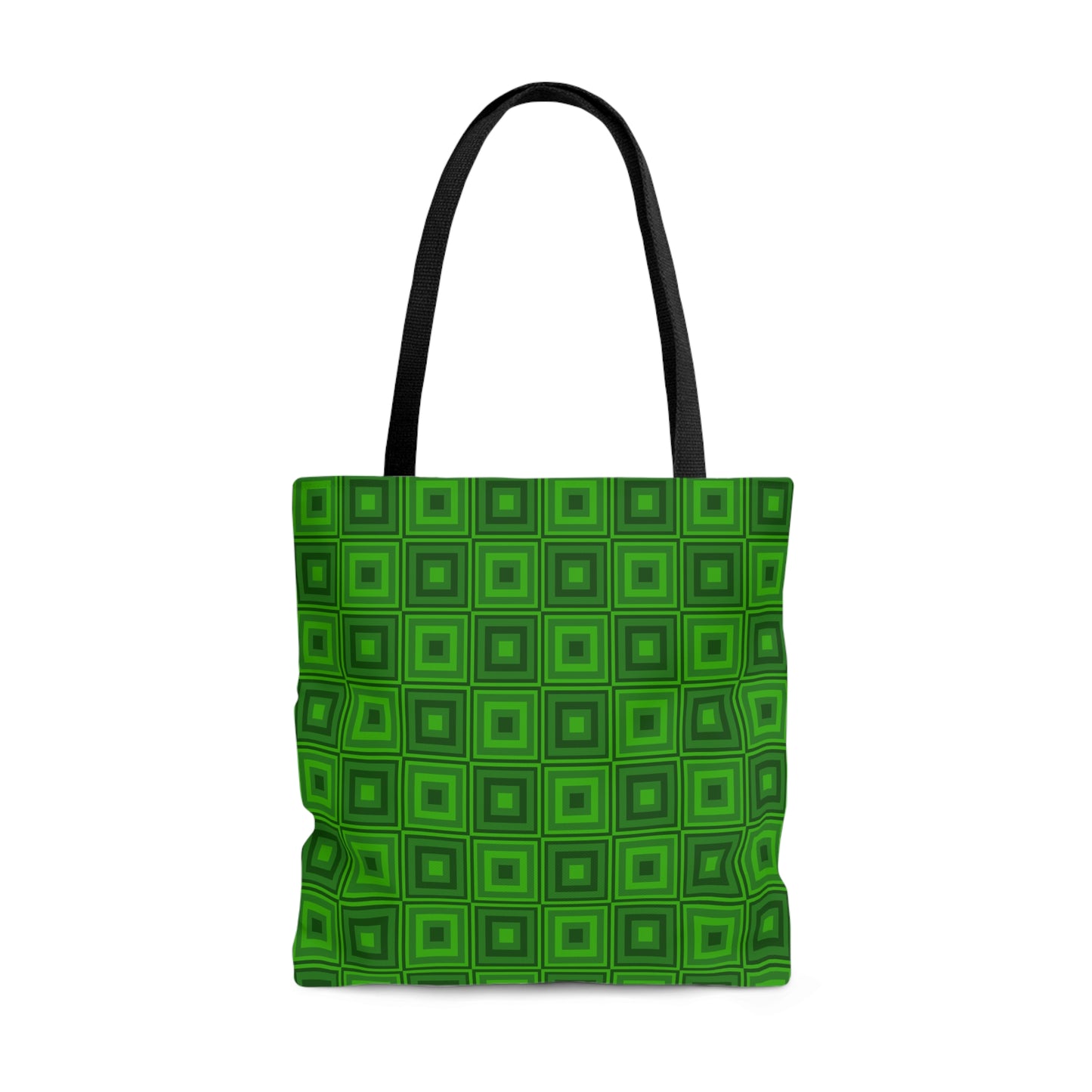 Lincoln Green - Yellow Green Squares - Tote Bag