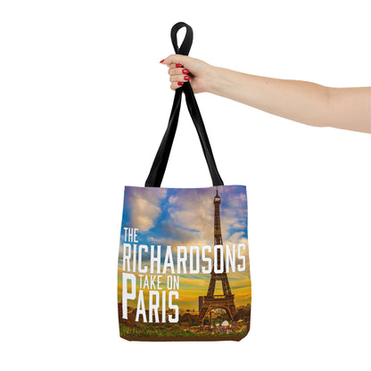 The Richardsons take on Paris - Logo - Tote Bag