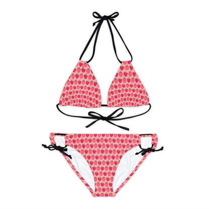 Sweet as a strawberry - Strappy Bikini Set