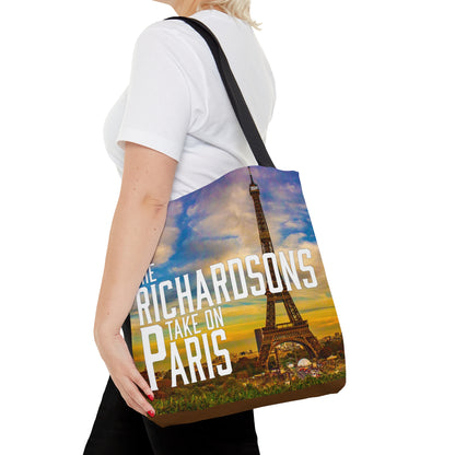 The Richardsons take on Paris - Logo - Tote Bag