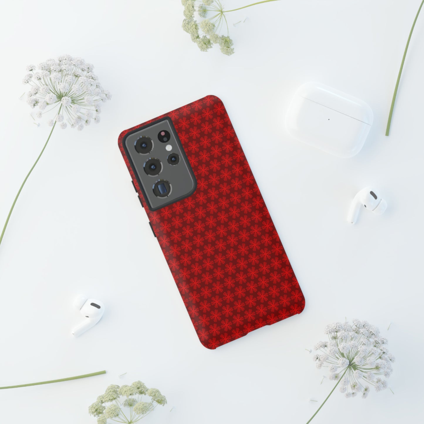 Red V Star Pattern - Tough Cases