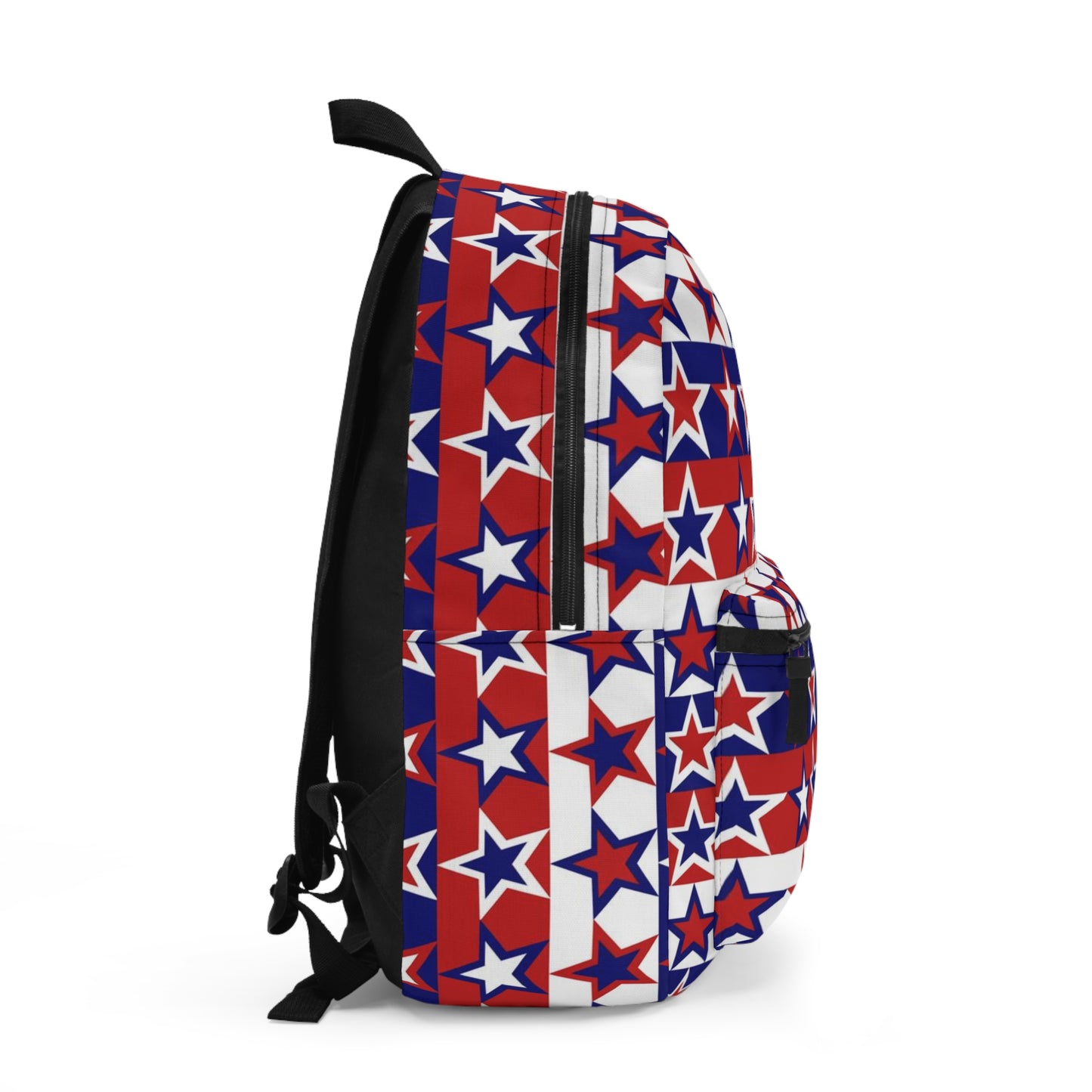 Red White and Blue Stars - Stripes - Backpack