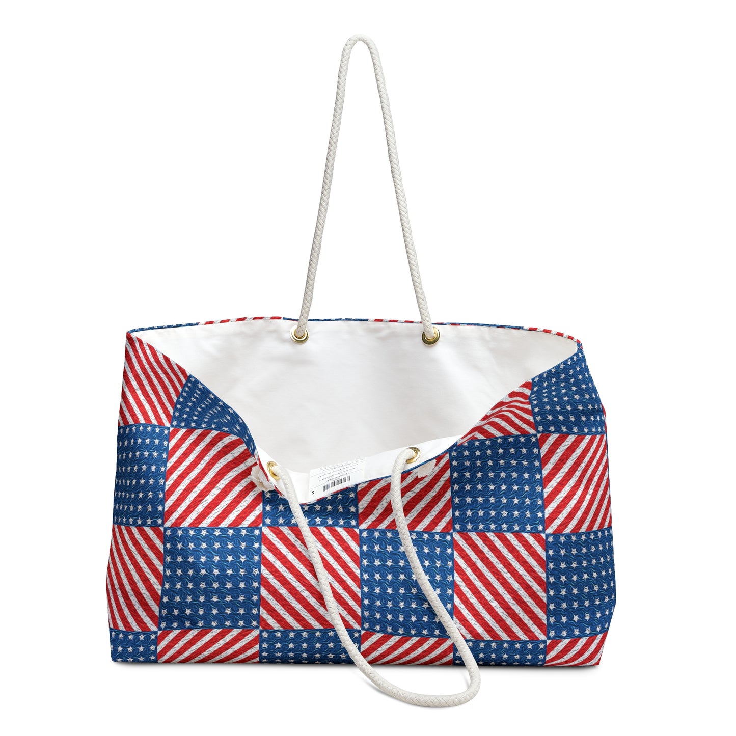 Star and Stripes - Oil Paint Texture - Weekender Bag