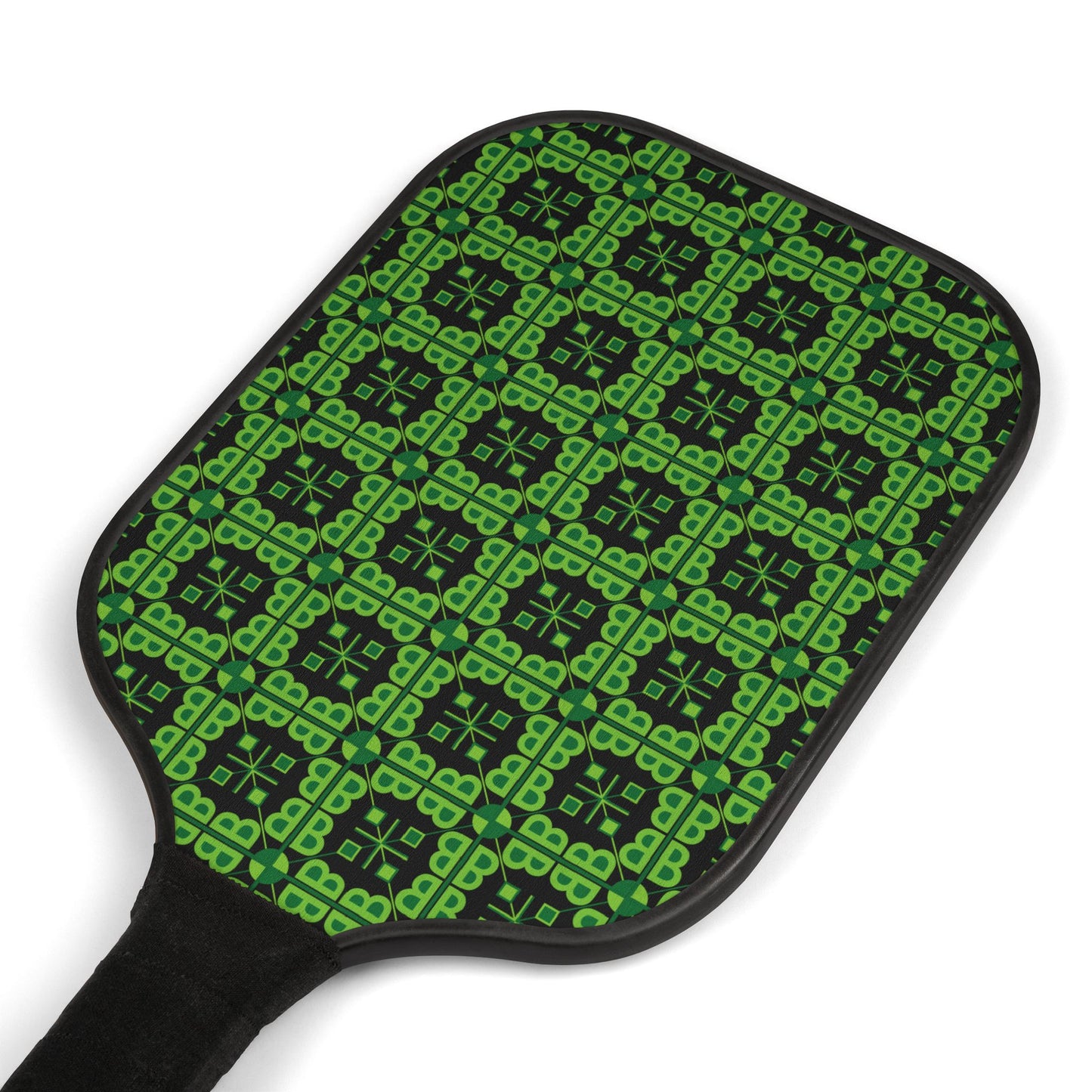 Letter Art - B - Green - Black 000000 - Pickleball Kit