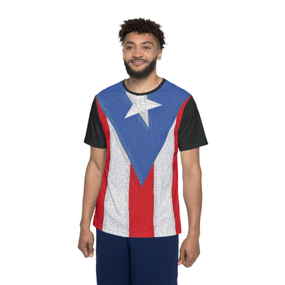 Celebrate Puerto Rico - Black 000000 - Men's Sports Jersey (AOP)