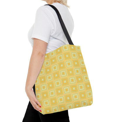 Maize - Medium Champagne Squares - Tote Bag