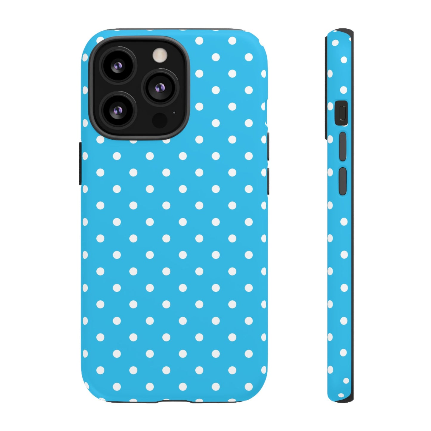 White dots on blue - Tough Cases