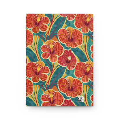 Hibiscus1 - Hardcover Journal Matte