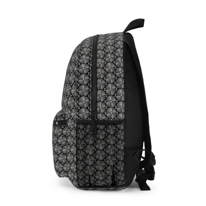 Letter Art - I - Gray - Black 000000 - Backpack