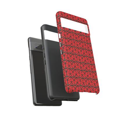 Anchors Away - Black Gray - Scarlet de0000 - Tough Cases