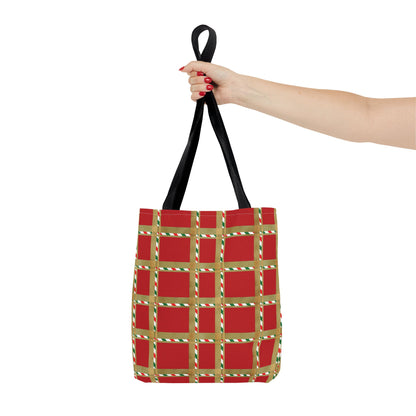 North Pole Plaid - Tote Bag