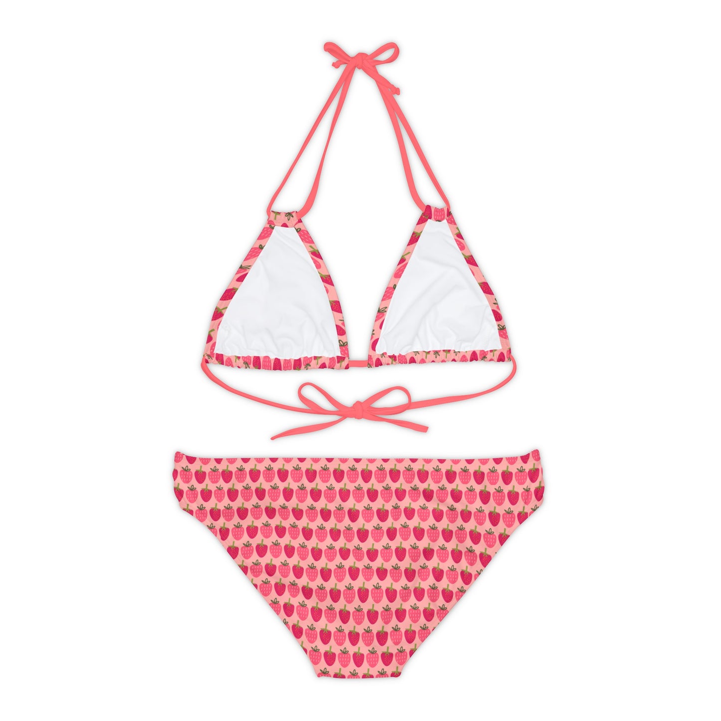 Sweet as a strawberry - Strappy Bikini Set