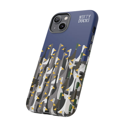 That is a LOT of ducks - Logo - Blue 003377 - Tough Cases