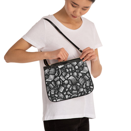 Travel Vibes - Black 000000 - Small Shoulder Bag