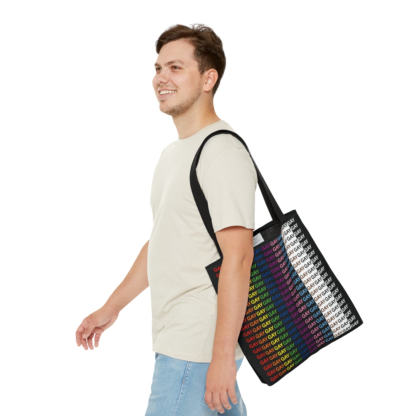 GAY GAY GAY - Black 000000 - Tote Bag