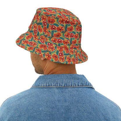 Hibiscus1 - Bucket Hat (AOP)