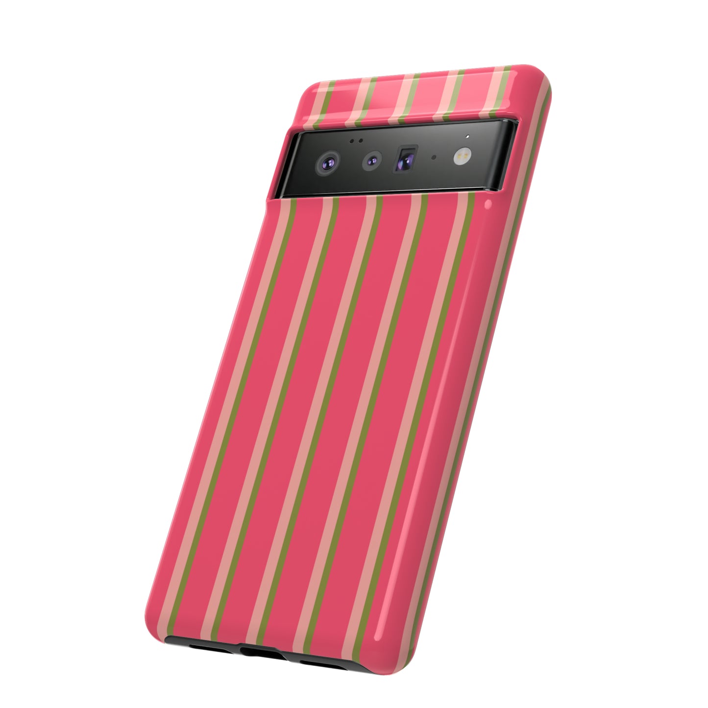 Pink and green stripes - Tough Cases