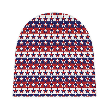 Red White and Blue Stars - Stripes - Baby Beanie (AOP)