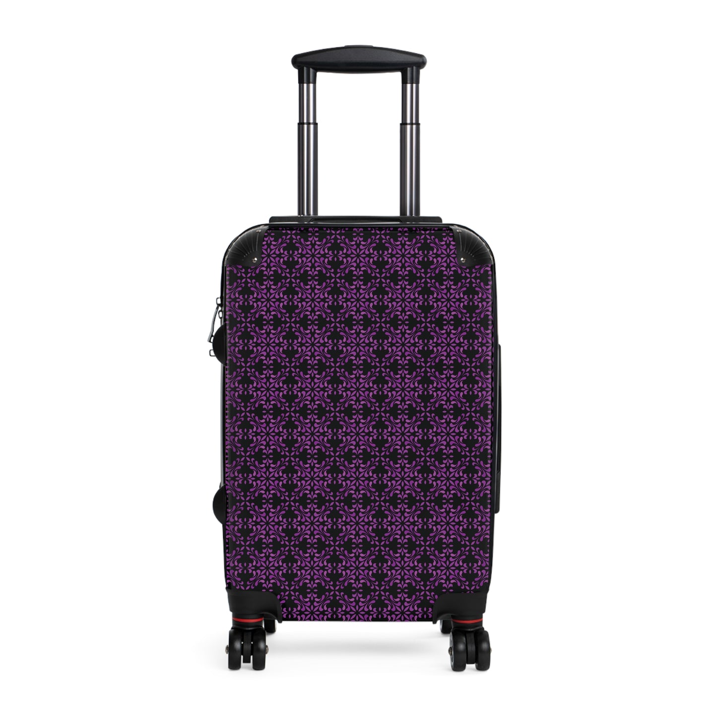 Vibrant Kaleidoscope - Purple - Black - Suitcases