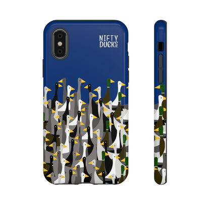 That is a LOT of ducks - Logo - Blue 003377 - Tough Cases