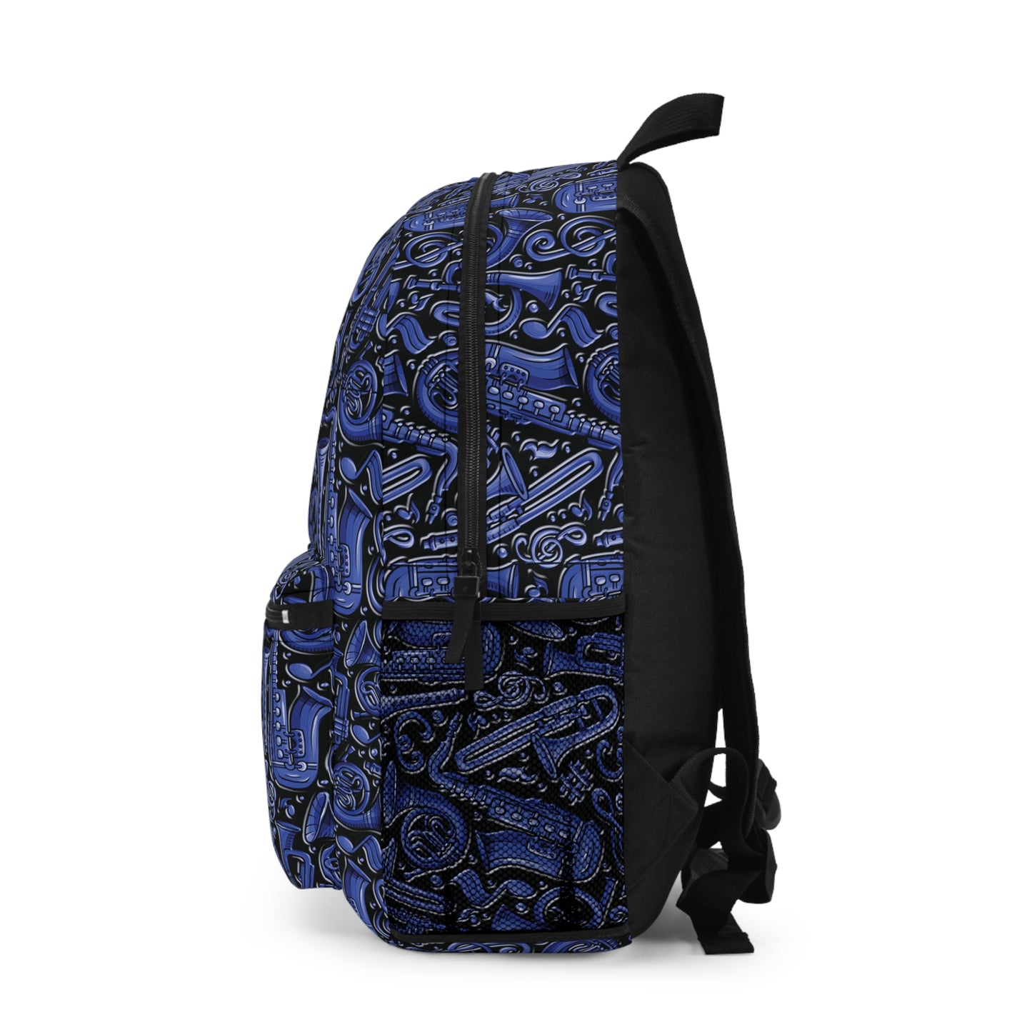 Band Camp - Blue on Black 000000 - Backpack