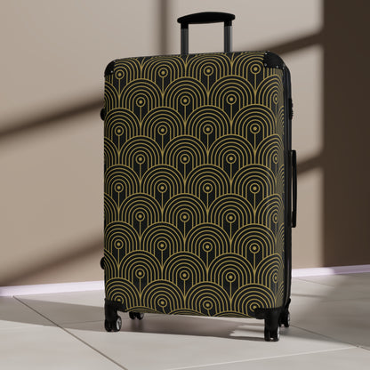 Art Deco 10 - Black 000000 - Suitcase