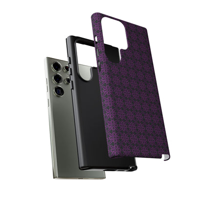 Vibrant Kaleidoscope - Purple - Black - Tough Cases