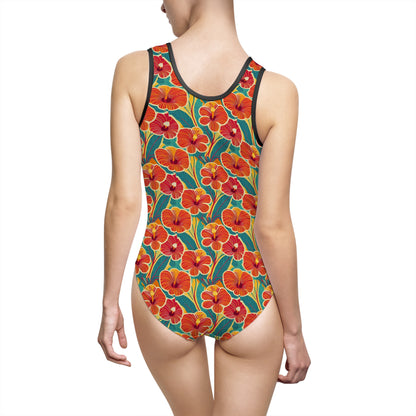 Hibiscus1 - Women's Classic One-Piece Swimsuit