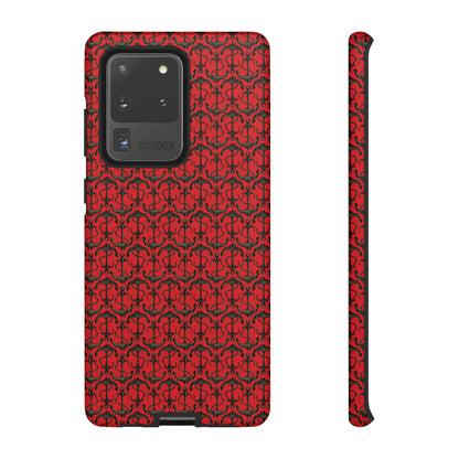 Anchors Away - Black Gray - Scarlet de0000 - Tough Cases