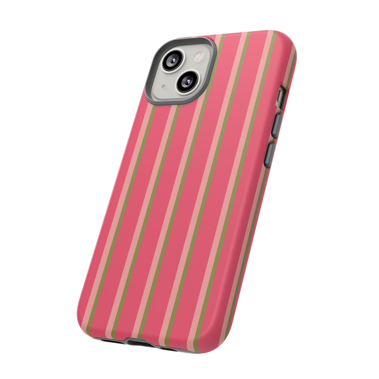 Pink and green stripes - Tough Cases