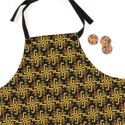 Letter Art - G - Black 000000 - Apron