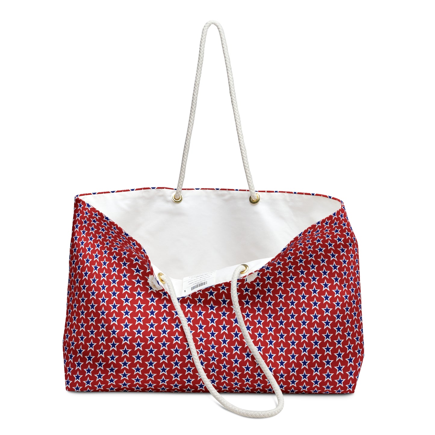 Red White and Blue Stars - Red - Weekender Bag